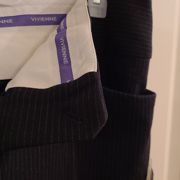 Vivienne Tam Brand New Pin Striped Pants - Picture 5 of 11
